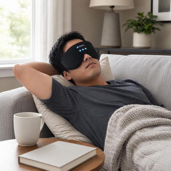 Sleep Wireless Bluetooth Headphones 3D Memory Foam Mask